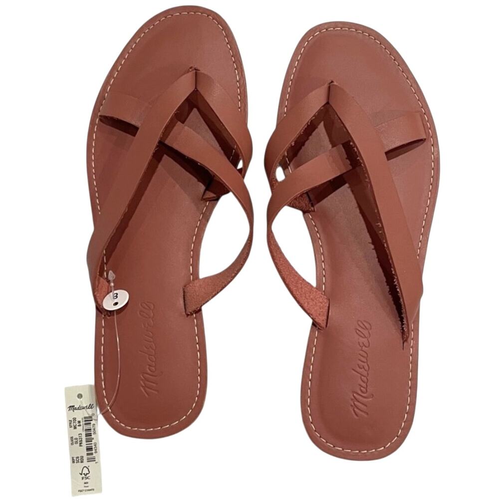 FINAL PRICE Madewell The Boardwalk Thong Sandal in Leather - NWT - Picture 3 of 8